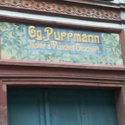 Hans-Purrmann-Haus - Historischer Schriftzug