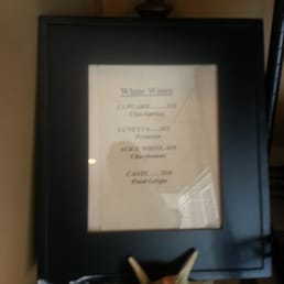 Wine options Wine options