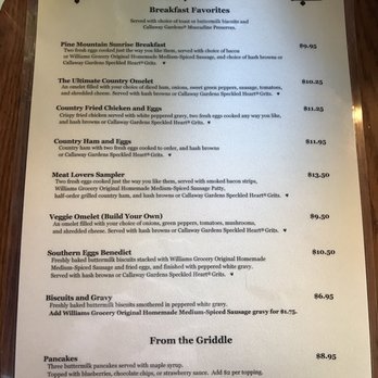 Country Store and Kitchen - Menu - Southern Near Me - Pine Mountain, Georgia