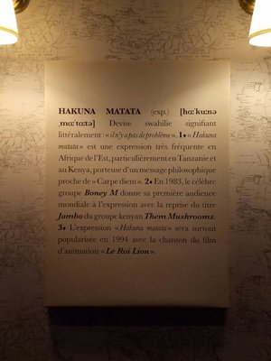 Menu photo 2 Hakuna Matata Paris, 75