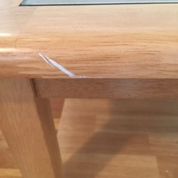 Pony Express Moving Services - Scratch on matching end table - Movers Near Me - Boston, Massachusetts