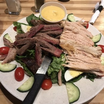 Woody's Bar-B-Q - Brisket & smoked Turkey salad. Huge salad with plenty of protein. - Barbeque Near Me - Huntingdon, Pennsylvania
