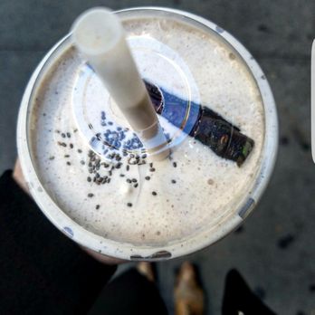 Hawa Smoothies & Bubble Tea - Island coconut smoothie (coconut milk, coconut meat, dates, & cinnamon) - Bubble Tea Near Me - Brooklyn, New York Hawa Smoothies & Bubble Tea - Island coconut smoothie (coconut milk, coconut meat, dates, & cinnamon) - Bubble Tea Near Me - Brooklyn, New York