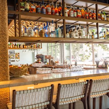 The Surfing Fox - Indoor dining at The Surfing Fox's bar - New American Near Me - Santa Monica, California