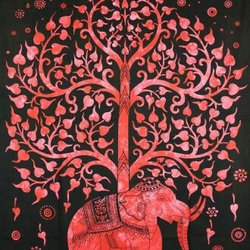 Bodhi Leaf - Tree of life tapestry. All colors