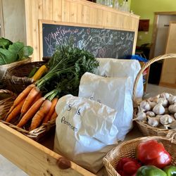 TruFood Cafe - Selection of produce from the owner's garden