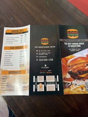 Menu photo 1 Olympic Burger Los Angeles, CA