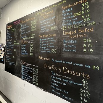 Driftwood BBQ - Menu - Barbeque Near Me - Santa Fe, Texas