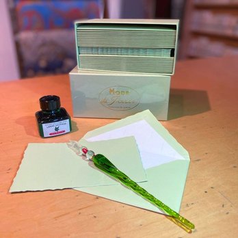 Soolip - Correspondance notes, glass dipping pen and ink - Cards & Stationery Near Me - Westlake Village, California Soolip - Correspondance notes, glass dipping pen and ink - Cards & Stationery Near Me - Westlake Village, California