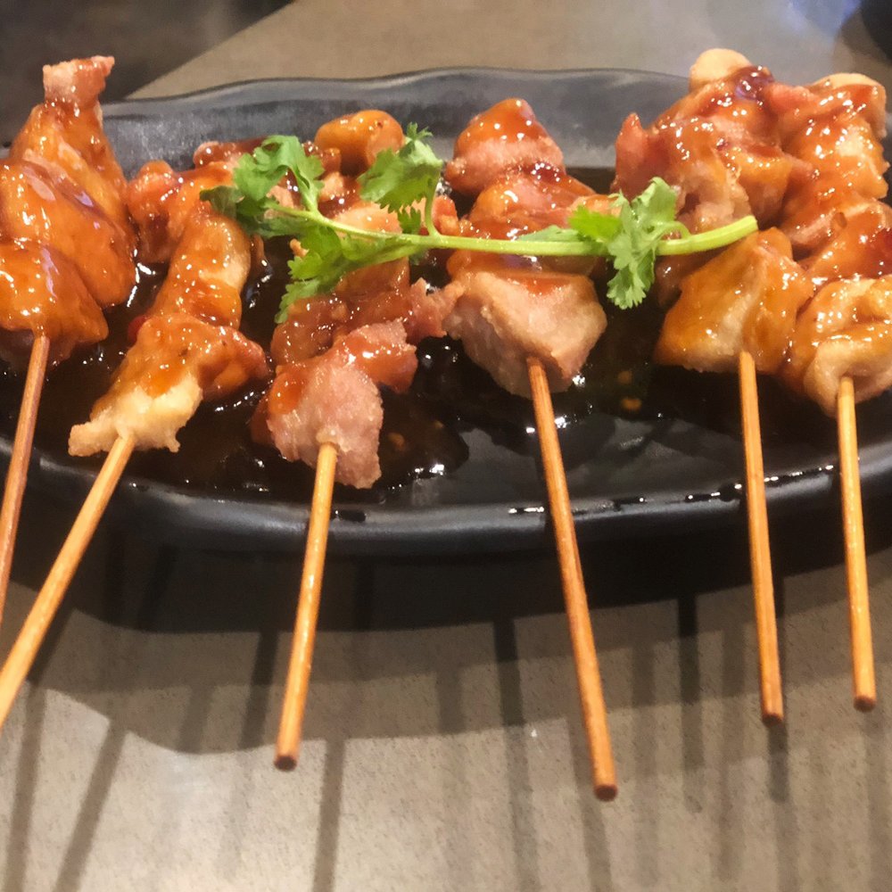 King Restaurant & Bar - Spicy chicken skewers - Bars Near Me - Honolulu, Hawaii