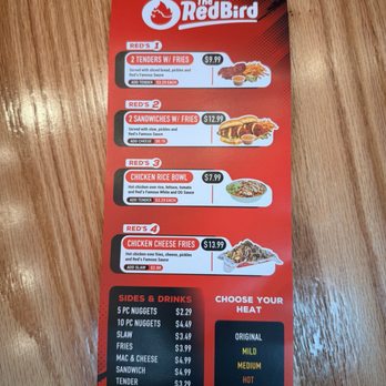The Red Bird - Menú - American Near Me - Temple Terrace, Florida The Red Bird - Menú - American Near Me - Temple Terrace, Florida