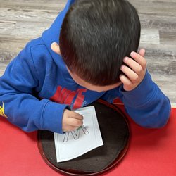 Shining Stars - Letter poking: fine motor skills