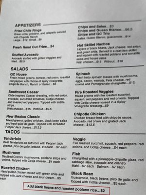 Menu photo 3 Grill Caliente Ruidoso, NM