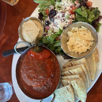 Panini Kabob Grill - Oven Roasted Bell Pepper dish was so good. Fresh hummus. Greek salad. I couldn't finish my plate. - Middle Eastern Near Me - Escondido, California Panini Kabob Grill - Oven Roasted Bell Pepper dish was so good. Fresh hummus. Greek salad. I couldn't finish my plate. - Middle Eastern Near Me - Escondido, California