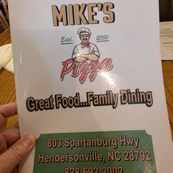 Mike's Pizza and Pasta - Menu