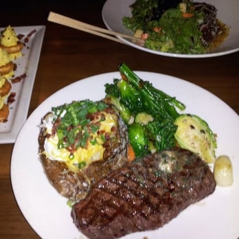Nick's San Clemente - Prime Filet with fully loaded baked potato - American Near Me - San Clemente, California Nick's San Clemente - Prime Filet with fully loaded baked potato - American Near Me - San Clemente, California