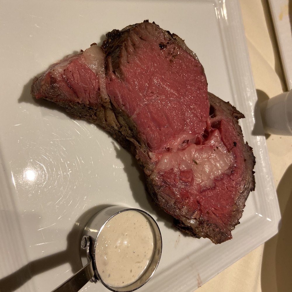 Jack Binion's Steak - prime Rib (medium rare) - Steakhouses Near Me - Hammond, Indiana Jack Binion's Steak - prime Rib (medium rare) - Steakhouses Near Me - Hammond, Indiana