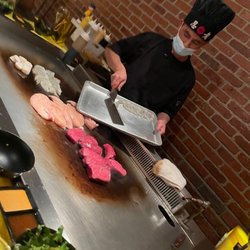 Flame Hibachi - Awesome Chef!! Super nice and funny, very sociable, chill spot for new yorkers and travelers