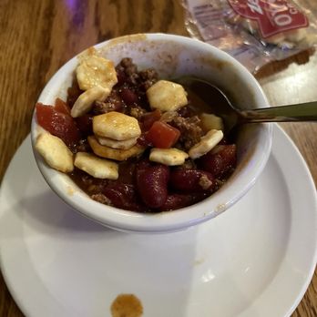 The Lucky Rooster Pub & Eatery - Homemade chili, NOT from a can. - American Near Me - St. Jacob, Illinois