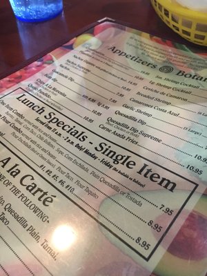 Menu photo 5 La Morenita Turlock, CA