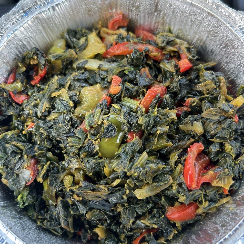 Afri Cafe - Spinach (Efo Riro) - African Near Me - Houston, Texas