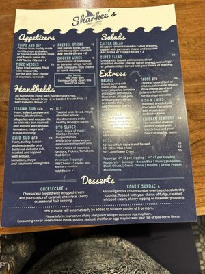 Menu photo 1 Sharkees Holland, MI Menu photo 1 Sharkees Holland, MI