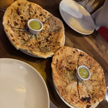 Masala Waves - Chicken Tikka Naan and Spinach Dip Naan - Indian Near Me - Huntington Beach, California