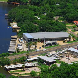 Lake Lbj Marineland - Aerial shot of dealership as well as service department
