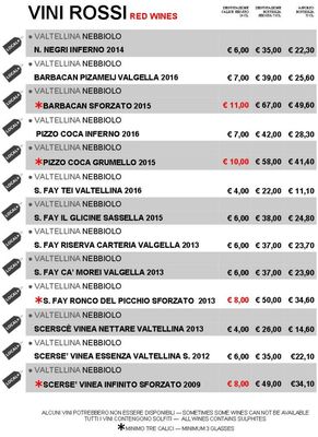 Menu photo 5 Caffè Pestalozzi Chiavenna, SO