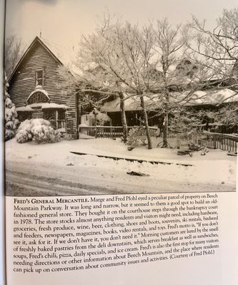 Photo of Fred's General Mercantile - Beech Mountain, NC, US. Freds mercantile is a staple of beech mountain. Built in 1979 and open every single day since !