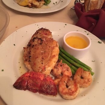 Sea Basin Restaurant - Stuffed lobster, grilled shrimp, asparagus - Seafood Near Me - Rocky Point, New York Sea Basin Restaurant - Stuffed lobster, grilled shrimp, asparagus - Seafood Near Me - Rocky Point, New York