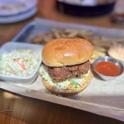 BJ's Kickin' Chicken Sandwich.