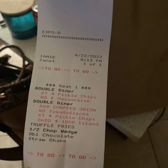 Zinburger - New order still wrong. - Burgers Near Me - Gilbert, Arizona Zinburger - New order still wrong. - Burgers Near Me - Gilbert, Arizona