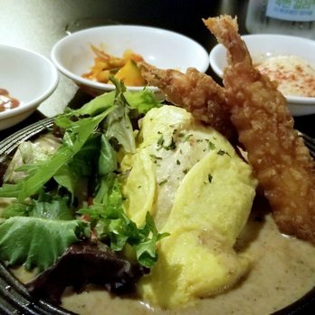Kong Pocha - Cream omurice with shrimp - Korean Near Me - Baltimore, Maryland Kong Pocha - Cream omurice with shrimp - Korean Near Me - Baltimore, Maryland