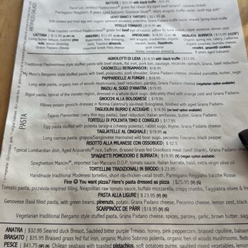 Belotti Ristorante E Bottega - Menu as of 7/31/26 - Italian Near Me - Oakland, California