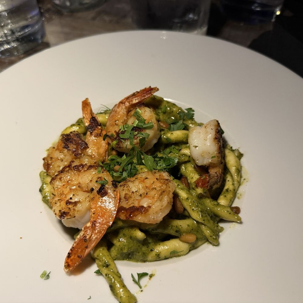 Why Not - Fusilli al Pesto - Seafood Near Me - Hollywood, Florida Why Not - Fusilli al Pesto - Seafood Near Me - Hollywood, Florida