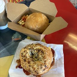 Frita cubano, everything breakfast