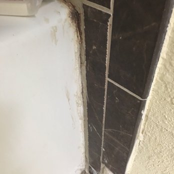 Motel 6 - Moldy Shower - Hotels Near Me - Fontana, California