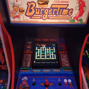 Side Quest Arcade - Classic cabinet game BurgerTime! - Arcades Near Me - Garland, Texas
