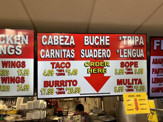 Menu photo 6 Tacos El Pastor Las Vegas, NV