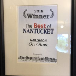 On Glaze - 2018 best nail salon in Nantucket