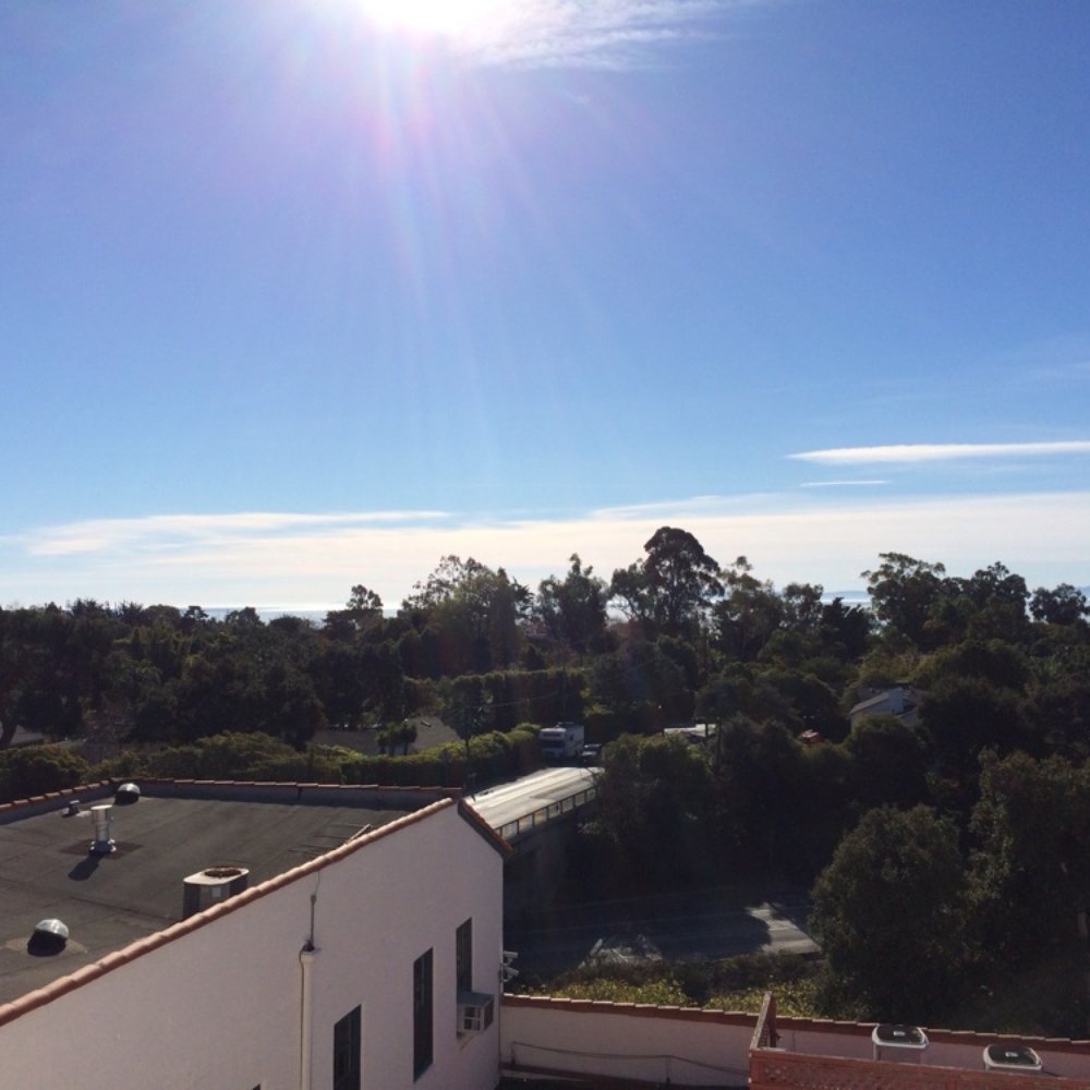 Montecito Inn - The best view from the Tower Suite balcony. Every other angle features the highway or AC units/ladders. - Hotels Near Me - Santa Barbara, California Montecito Inn - The best view from the Tower Suite balcony. Every other angle features the highway or AC units/ladders. - Hotels Near Me - Santa Barbara, California