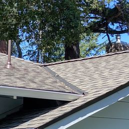 roof area over family room (color is weathered wood or aged wood?? a mix of grey with brown to look similar to old shake) roof area over family room (color is weathered wood or aged wood?? a mix of grey with brown to look similar to old shake)