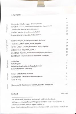 Menu photo 1 Lokal Berlin, BE