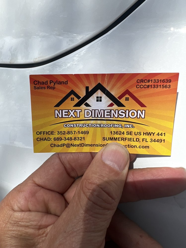 Slide of Next Dimension Construction