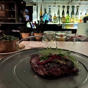 Fia Steak - Rib cap + side of creamed spinach - Steakhouses Near Me - Santa Monica, California Fia Steak - Rib cap + side of creamed spinach - Steakhouses Near Me - Santa Monica, California