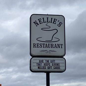 Nellie's Restaurant - a sign for a restaurant - Waffles Near Me - Newburgh, Indiana