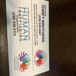 Cape Coral Thrift Brothers - Business Card