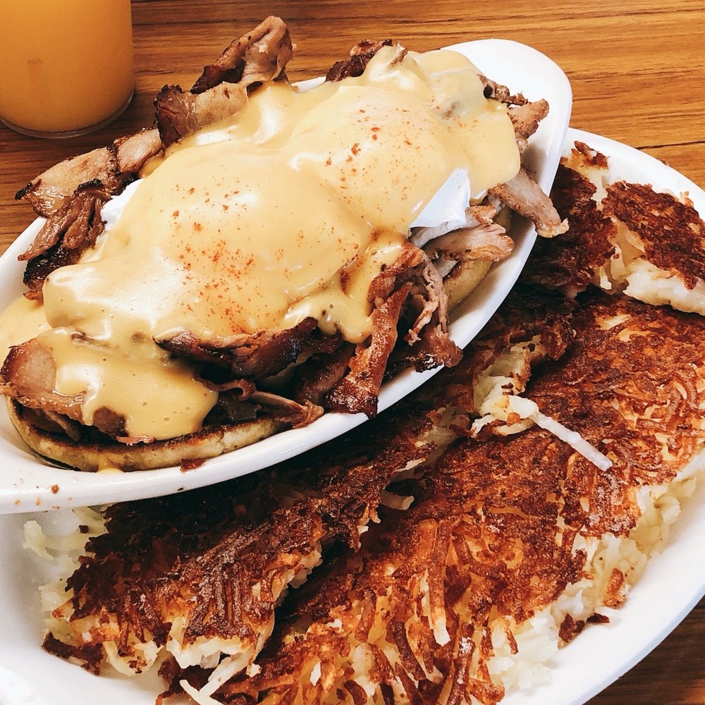 Voula's Offshore Cafe - Piñata Benedict- huge and delicious - Breakfast & Brunch Near Me - Seattle, Washington Voula's Offshore Cafe - Piñata Benedict- huge and delicious - Breakfast & Brunch Near Me - Seattle, Washington