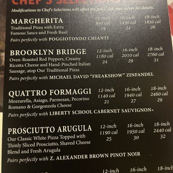 Grimaldi's Pizzeria - Pizza menu - Pizza Near Me - Gilbert, Arizona
